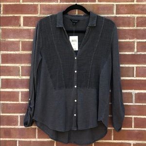 Casual button up top